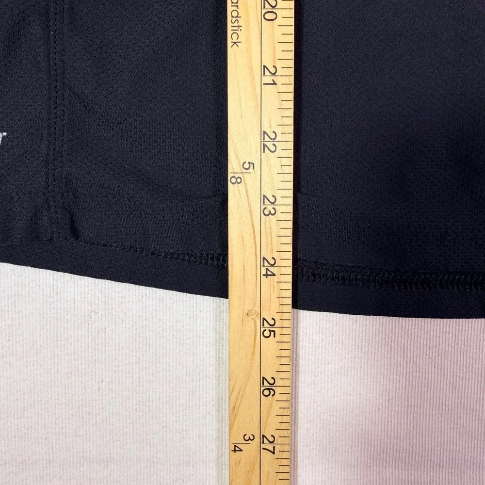 Nike Dri-FIT Training Top Large Black Long Sleeve Mesh Athletic Running Gym